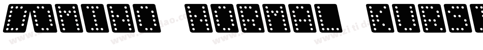 Domino normal kursiv omrids字体转换